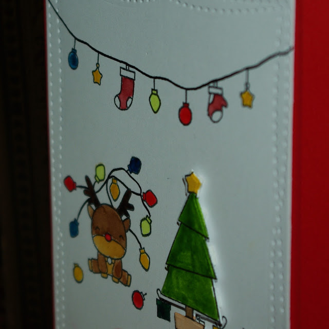 [DIY] Reindeer Agenda Rentierstarke Weihnachtskarte