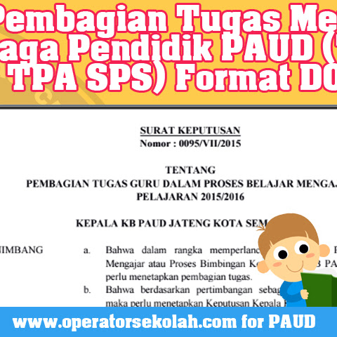 Download Contoh Surat Keputusan Pembagian Tugas Mengajar