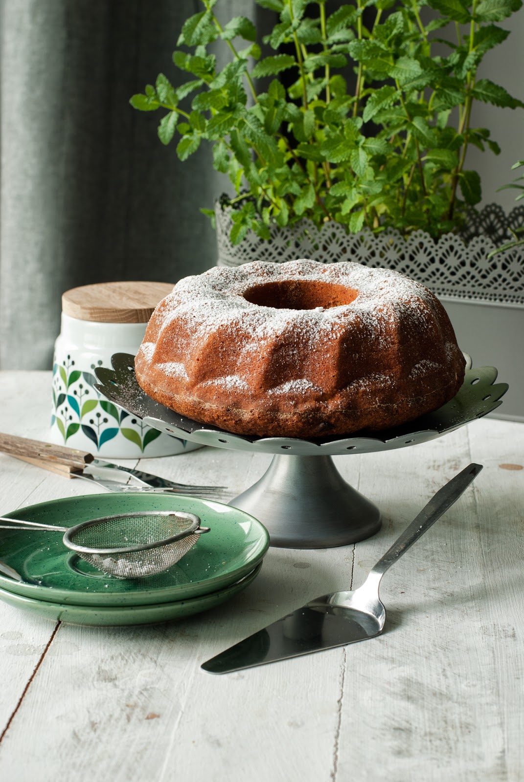 Bezglutenowa babka wielkanocna bananowa