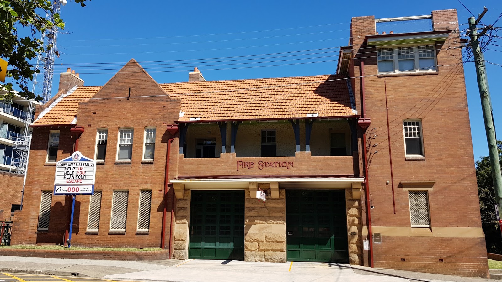 Sydney City and Suburbs Crows Nest, fire station