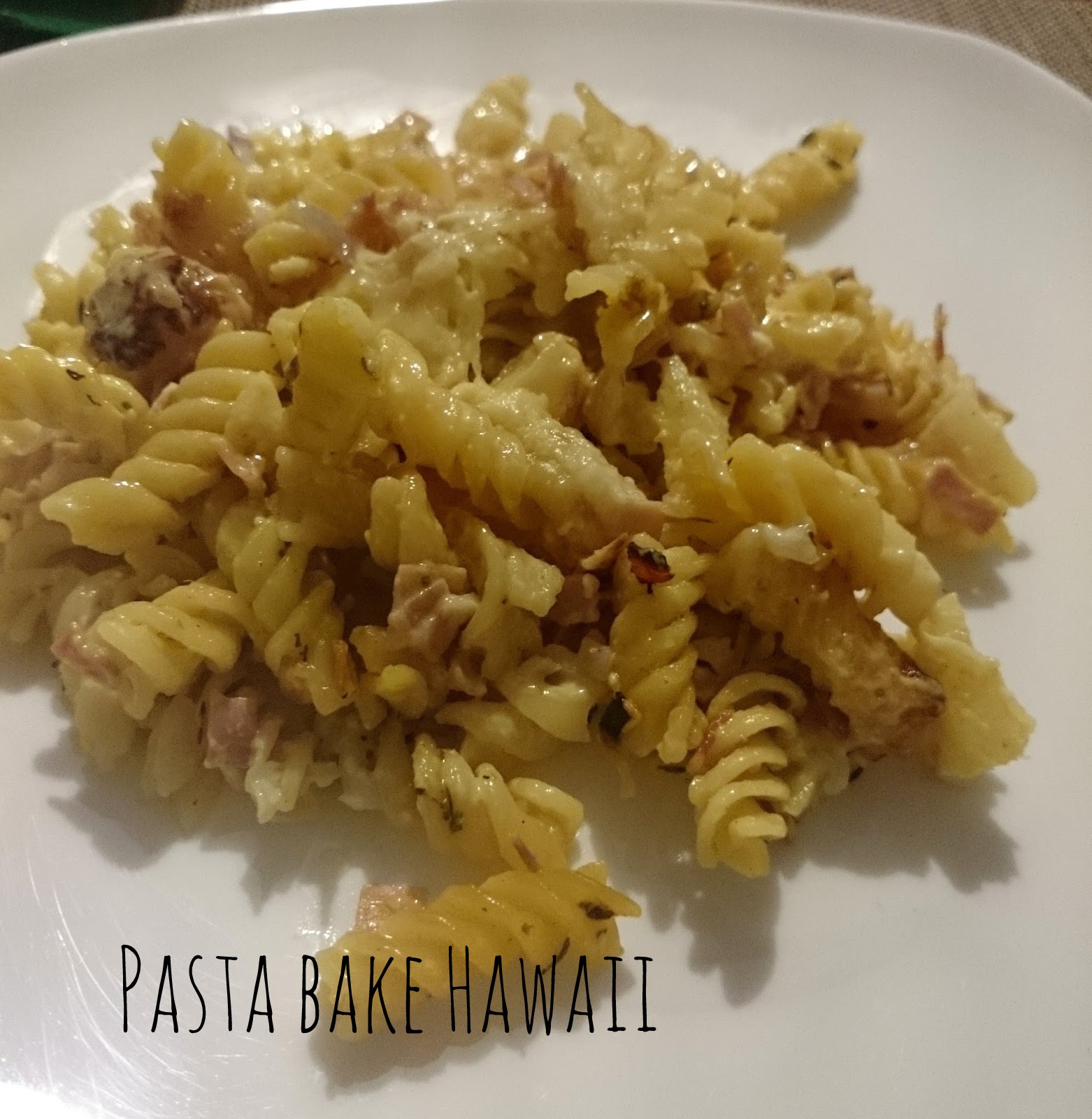 Recipe Pasta bake Hawaii