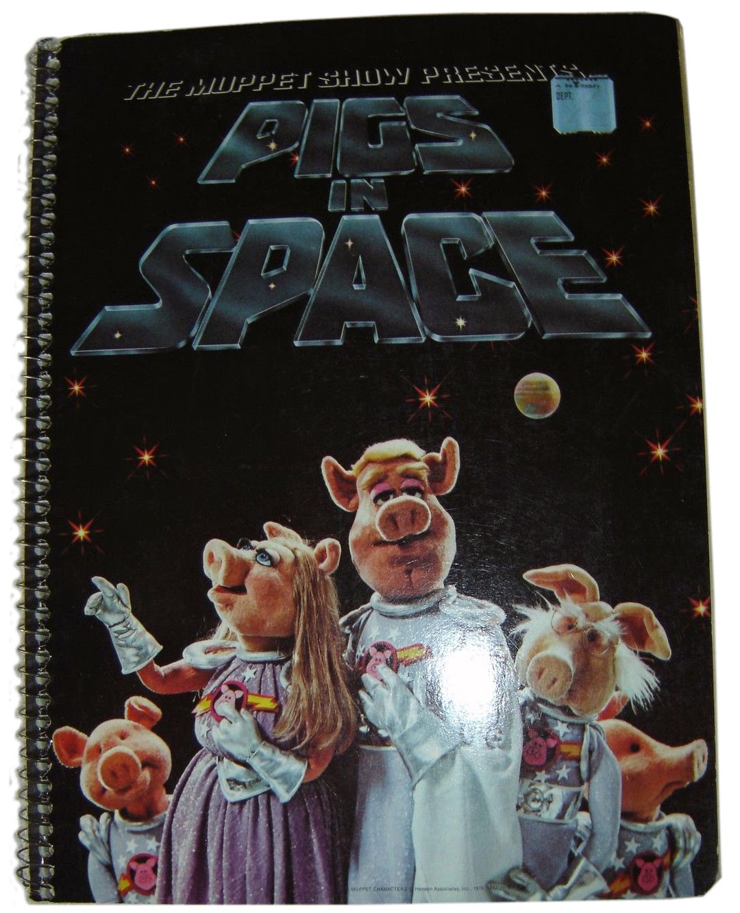 1978 VINTAGE SWEDISH THE MUPPETS SET GUM CARD #26 PIGS IN SPACE