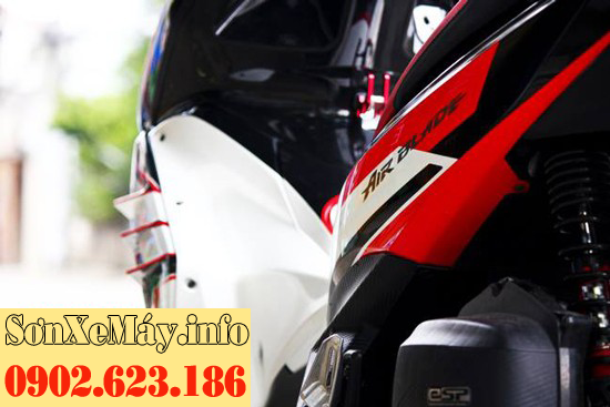 Sơn phối màu Airblade 2013 trắng đỏ đen cực đẹp