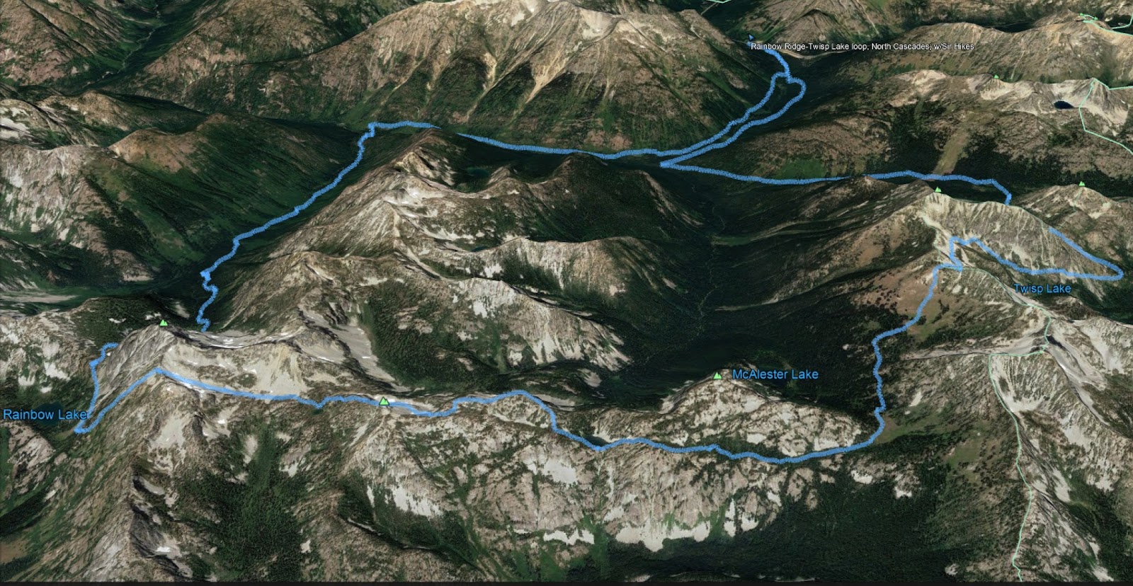 Seeking Ultra Rainbow RidgeTwisp Lake loop, North Cascades National Park