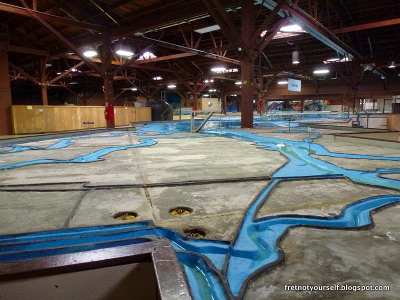 South Bay portion of the Bay Model, Sausalito CA The shallow marshes and winding channels of South Bay are recreated in the Bay Model.