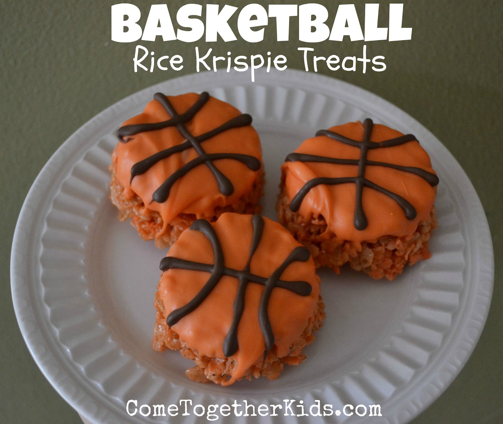 Come Together Kids Basketball Krispie Treats pic