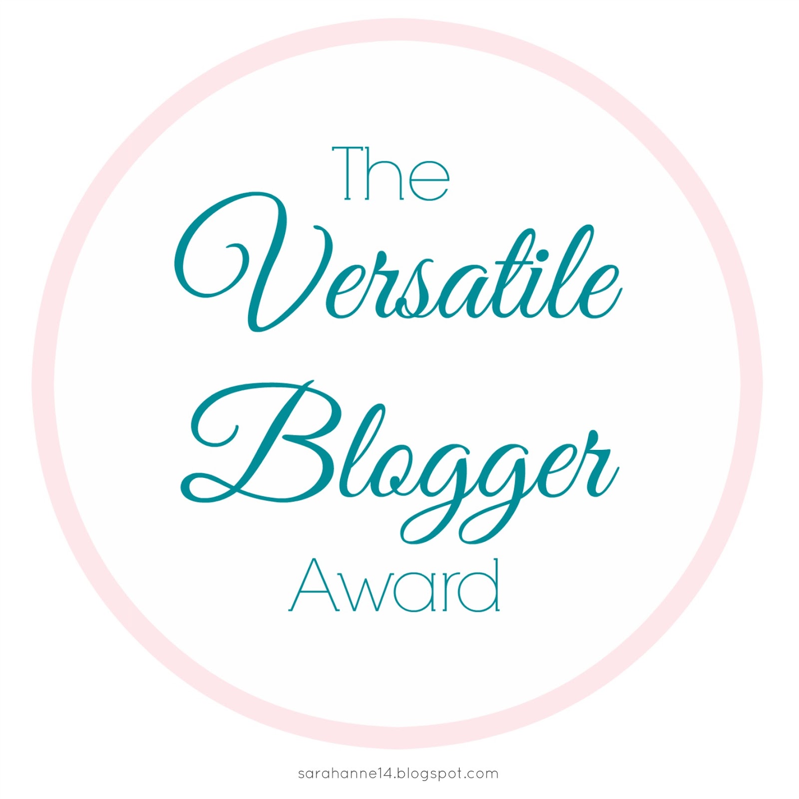 the versatile blogger award, versatile award, award