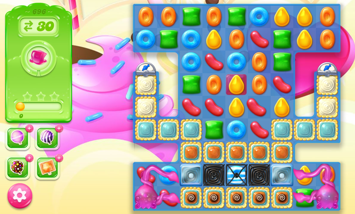 Candy Crush Jelly Saga level 696 Candy Crush Jelly Saga level 696