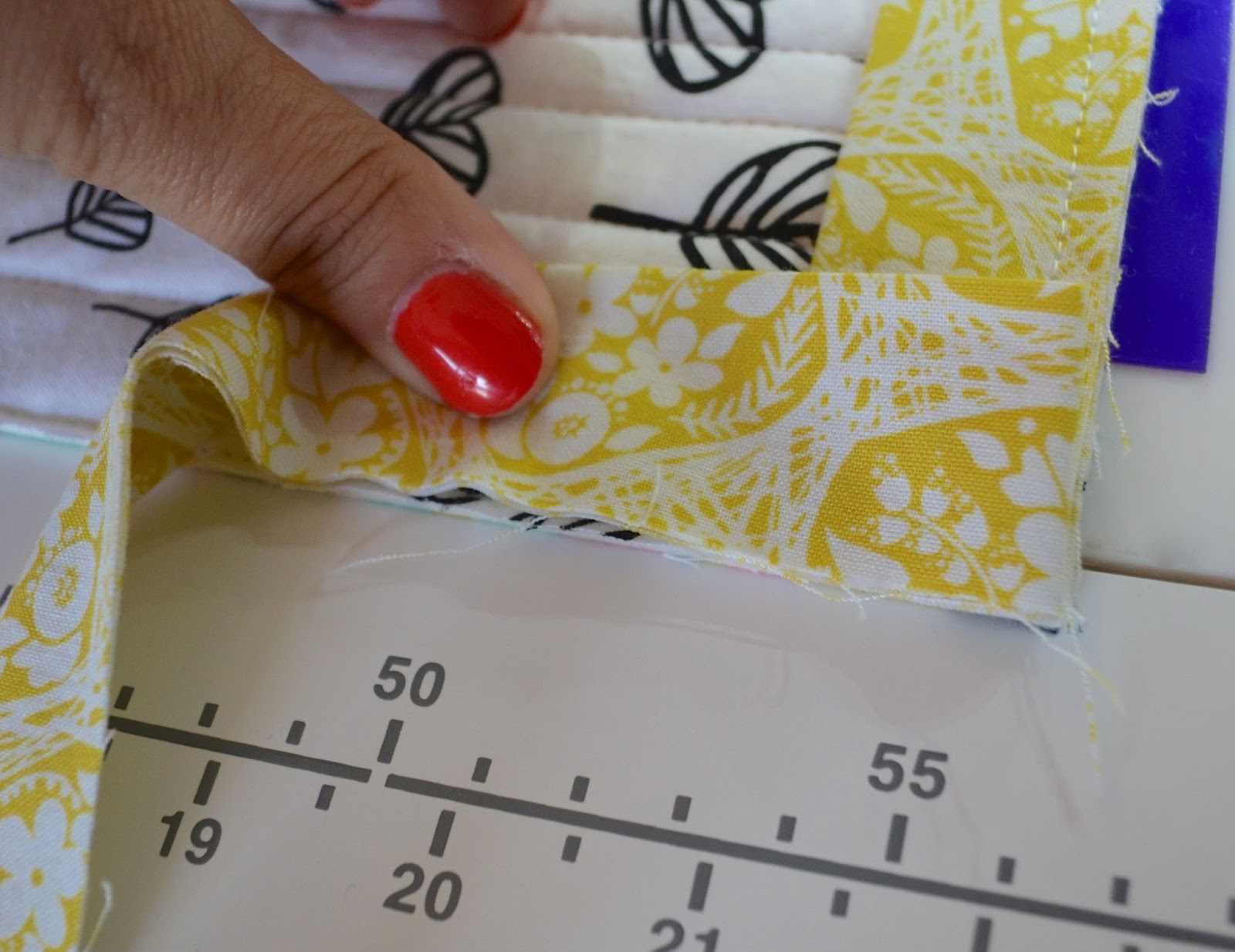 she can quilt Quilt Binding Tutorial hand and machine stitched