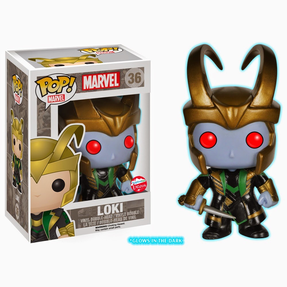 New York Comic Con 2014 Exclusive Glow in the Dark Frost Giant Loki Pop! Marvel Vinyl Figure by Funko