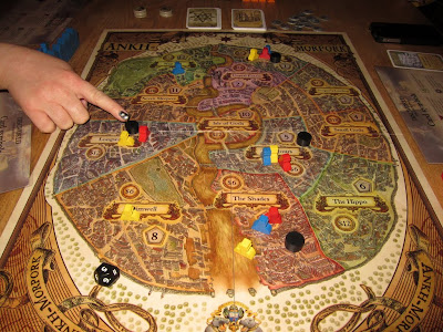 The game board from Discworld: Ankh-Morpork