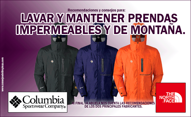 LAVAR Y MANTENER IMPERMEABLE, GORE-TEX, MONTAÑA, TÉRMICA. | DE LIMPIEZA, TRUCOS, TIPS Y REMEDIOS DEL HOGAR