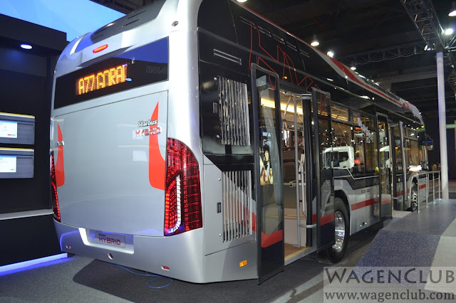 CNG hybrid bus
