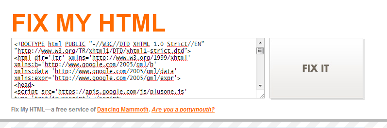 Fixed html. Fixed in html.