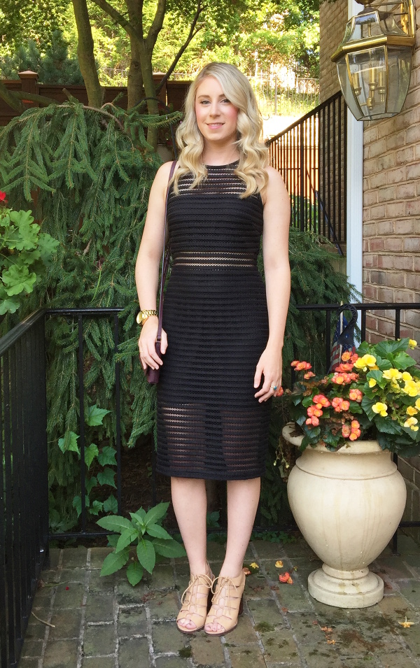 black bachelorette party dress