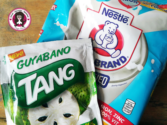 Copying Starbucks' Unicorn Frappuccino Tang Litro Pack Guyabano and Bear Brand Milk
