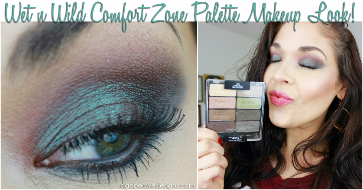 Agape Love Designs Wet N Wild Comfort Zone Palette Makeup Look