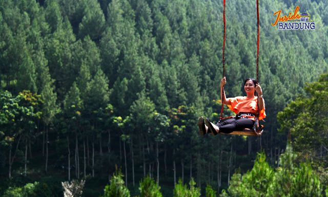 Sky Swing The Lodge Maribaya Lembang wisata kota bandung