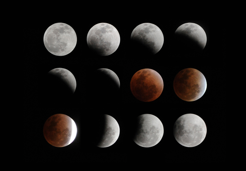 Lunar eclipse of December 10, 2011 around The World Maret 2014