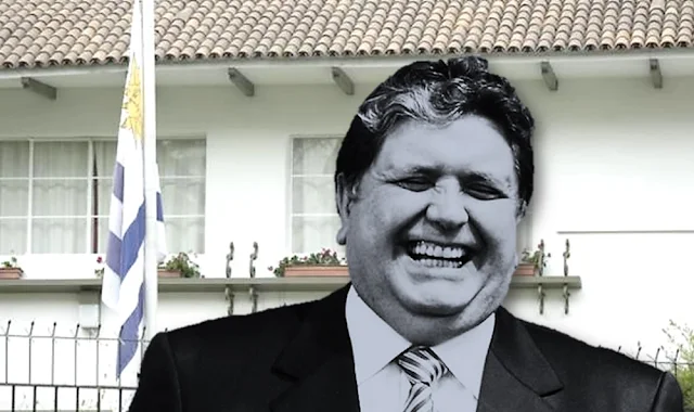 Alan García cumple una semana en la residencia del embajador de Uruguay