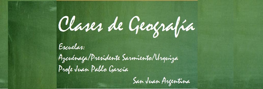 Clases de Geografía