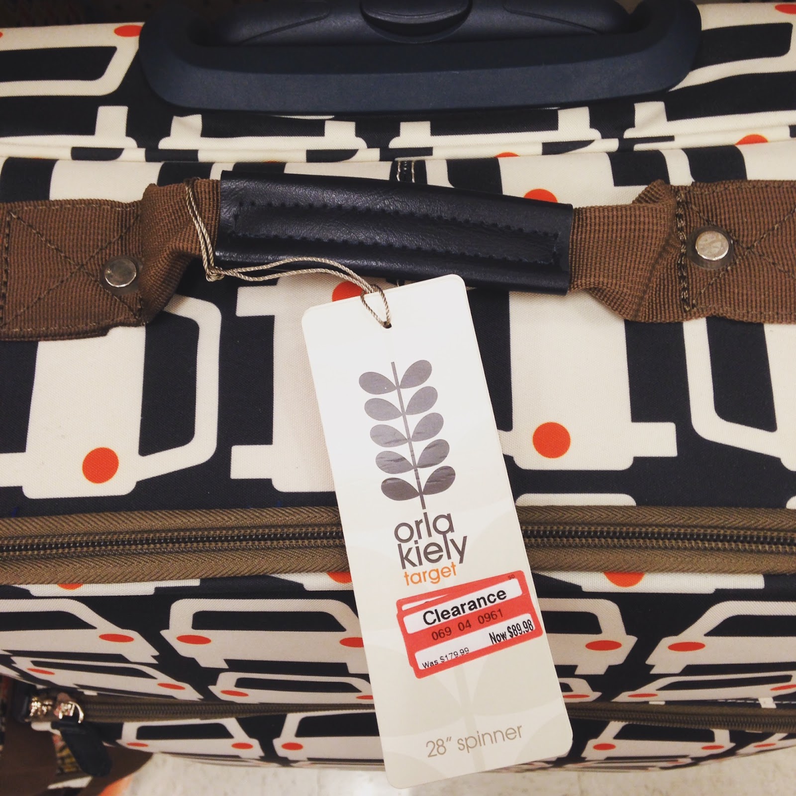I Love Orla Kiely Up to 70 off Orla Kiely Luggage at Target