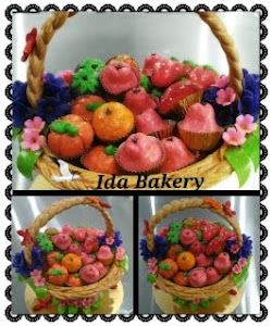 Tempahan Pastry Basket tat nenas RM200