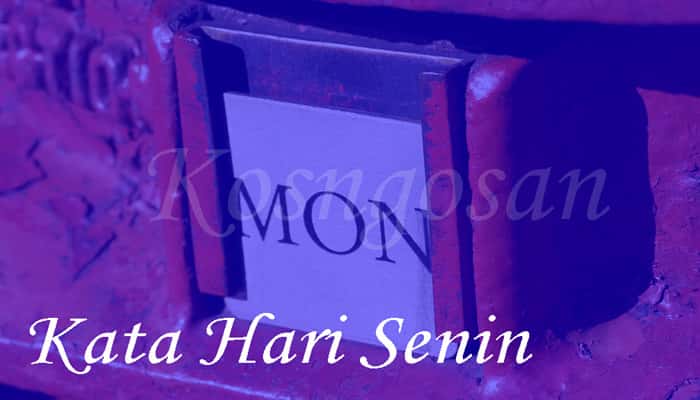 kata hari senin kata hari senin