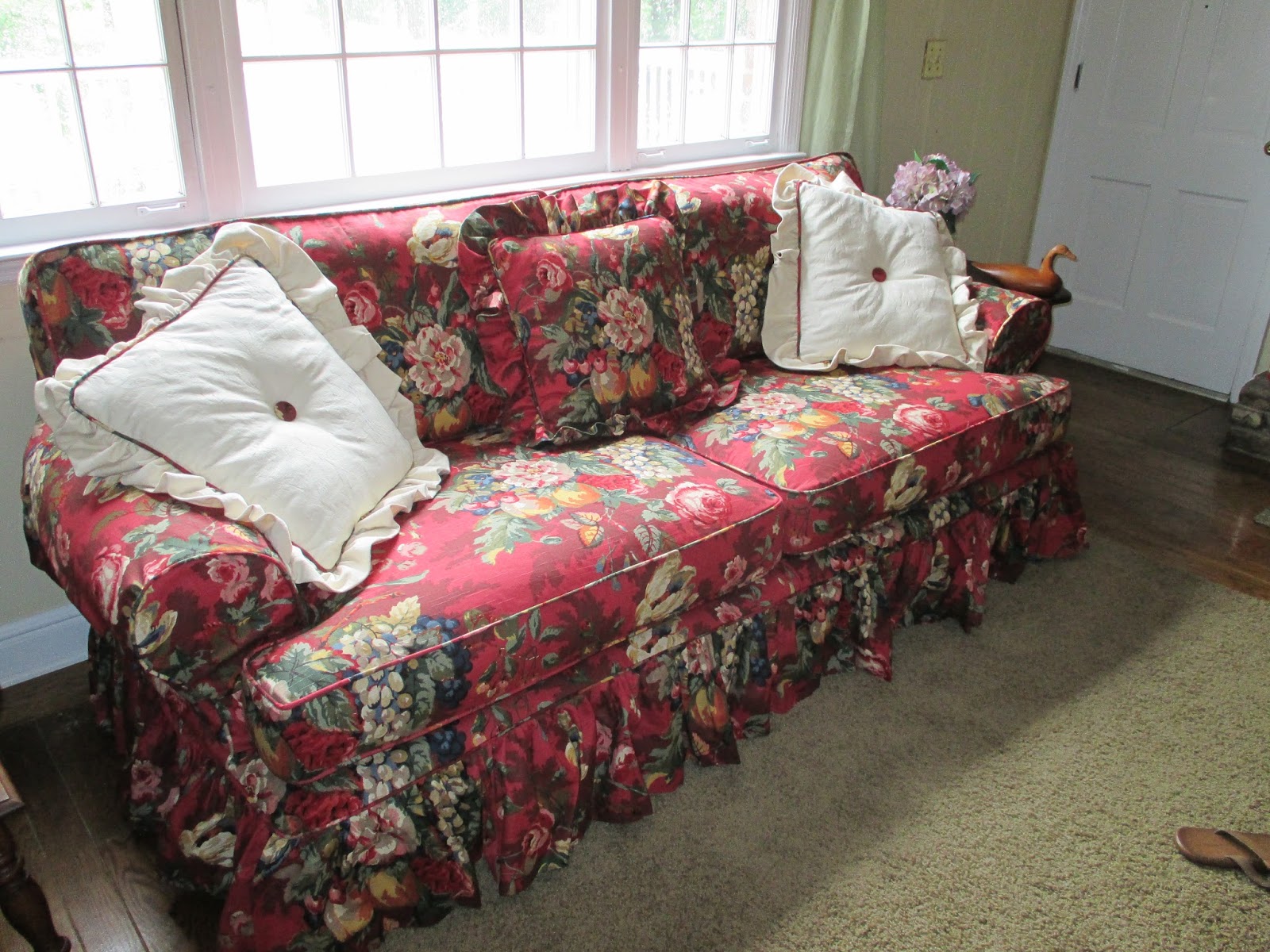 Custom Made Slipcovers 4 Cushion Sofa