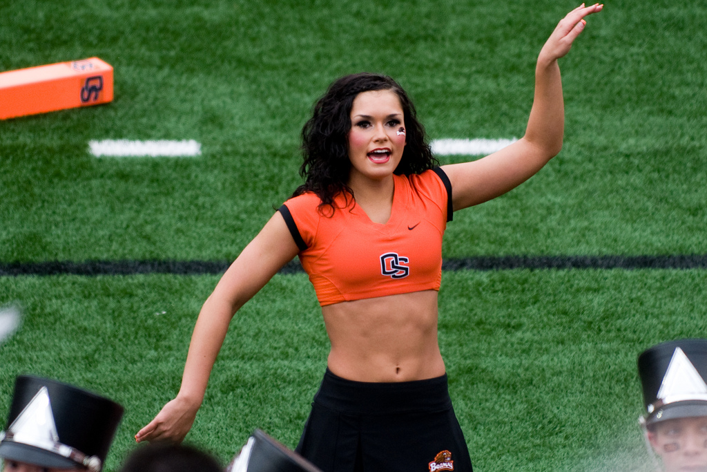 NFL and College Cheerleaders Photos Oregon State Cheerleaders