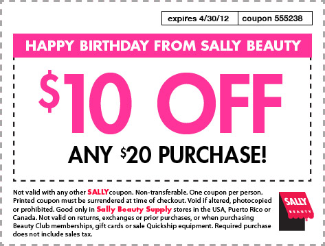 Sally's Beauty Supply (April) Coupon [Lizzy O]