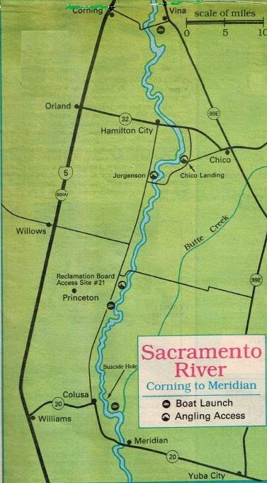 2017 Sacramento River Salmon Fishing Map and Fishing Report, how to