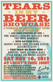 Tears in My Beer Showcase | Hurrican Sandy Relief Fundraiser @ Lucky Seven's