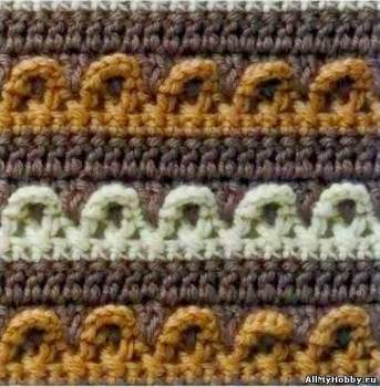 16 esquemas de punto crochet 