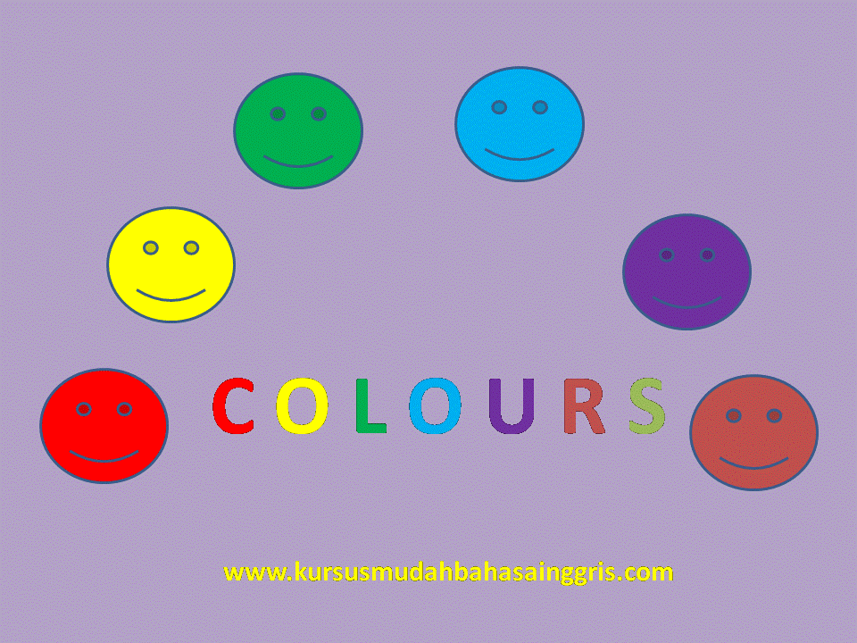 Soal Bahasa Inggris Kelas 1 SD Colors Warna