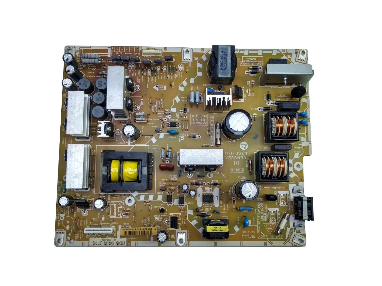 TV SHARP LC50LE440M BACKLIGH AND POWER SUPPLY PROBLEM SOLVED