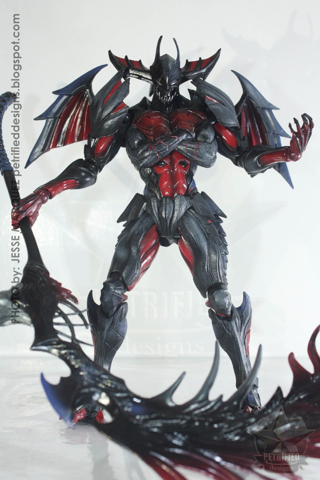 Review mô hình Diablos Armor Rage Set Play Arts Kai Bootleg Action Figure 