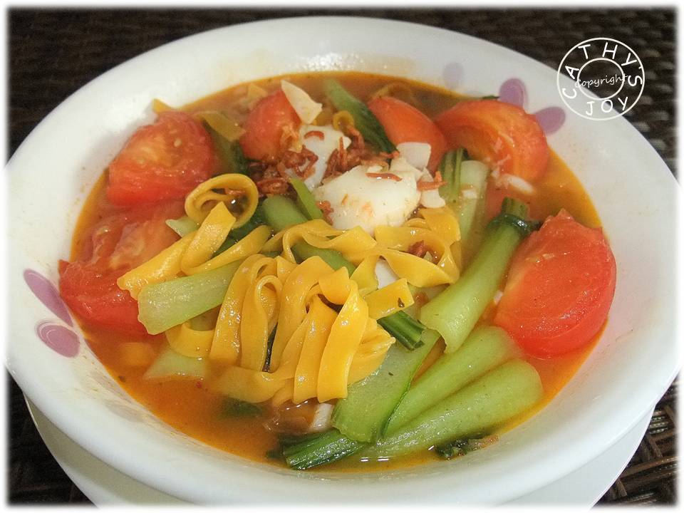 cathy's joy Awards & Carrot Tom Yum 'Ban Mian'