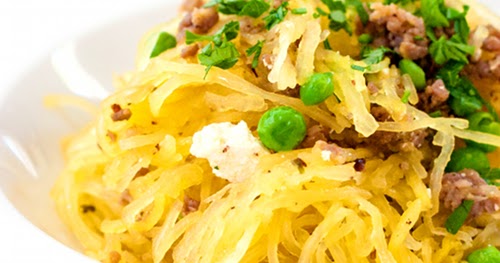 Red Shallot Kitchen: Spaghetti Squash with Hot Italian Sausage and ...