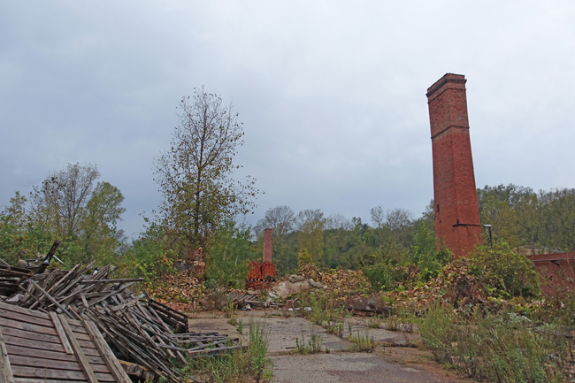 Abandoned Brickyard in Lehigh Iowa Reclaimed By Nature