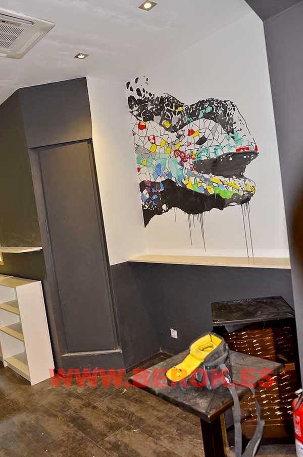 Graffitis restaurante Art i Tapes