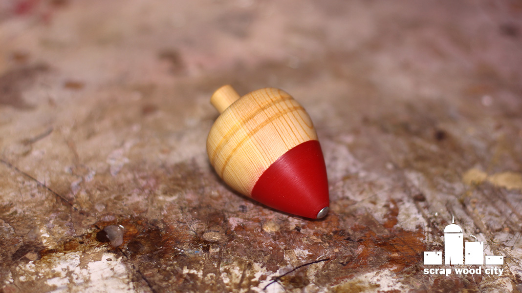 scrap wood city How to make a spinning top out of epoxy resin and wood, for a good cause