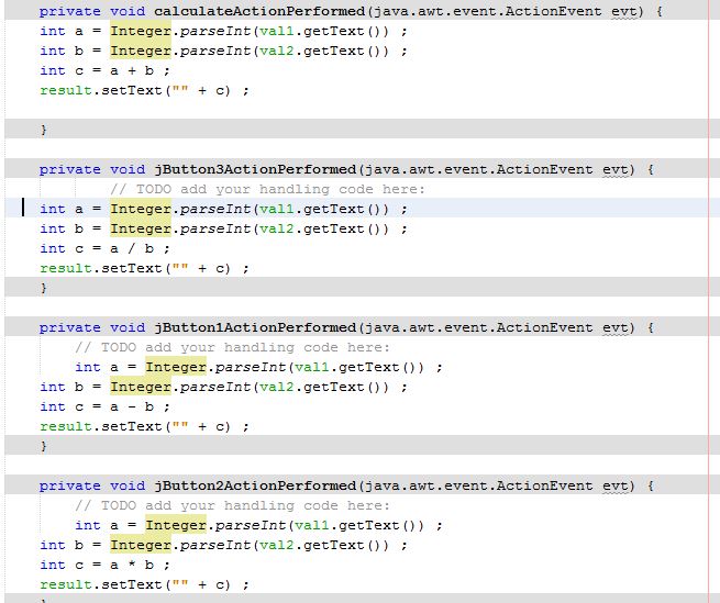 Learn To Make Calculator In Java NetBeans