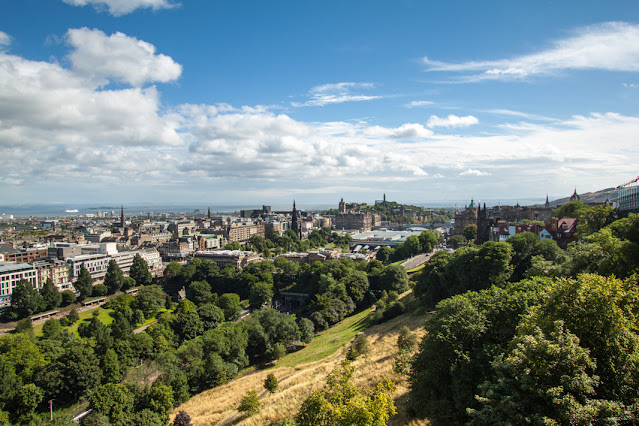 Vista dal Castello-Edimburgo