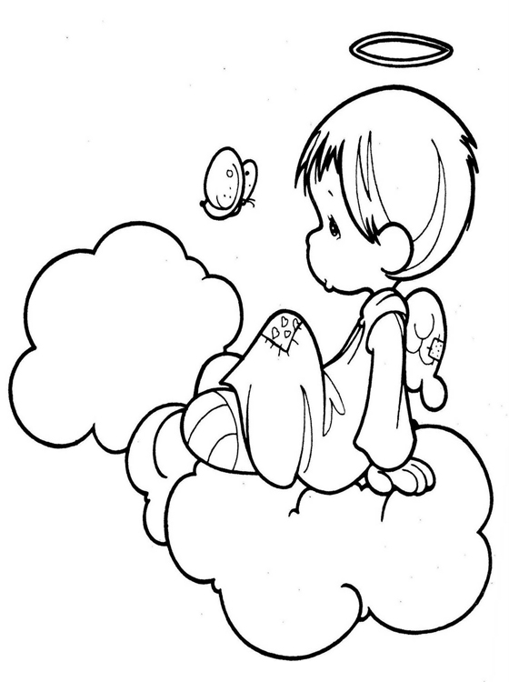baby angle coloring pages - photo #39
