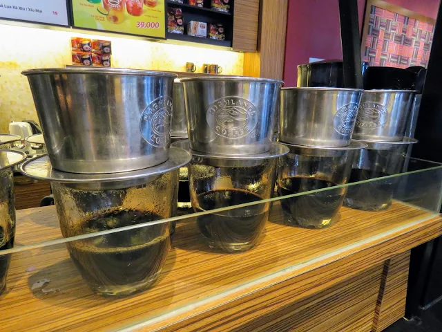 Non-Touristy Things to do: Highlands Coffee being prepared in Ho Chi Minh City Vietnam