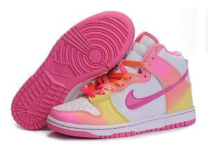 high top colorful nikes
