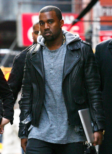 Looks Like Leather: Kanye West