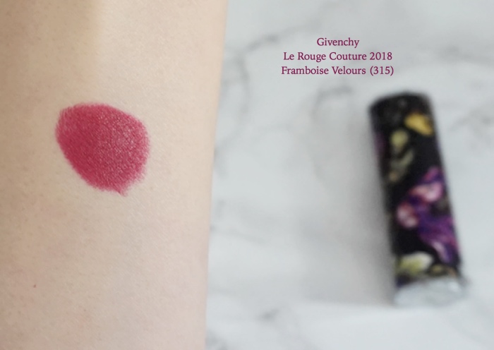Givenchy Le Rouge 2018 Couture Edition swatch review