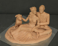 sculture personalizzate per torte nuziali matrimonio statuette orme magiche